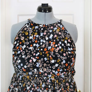 Torrid Floral High Neck Dress